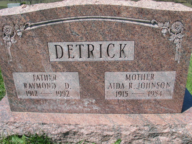 Raymond D. and Aida R. Johnson Detrick